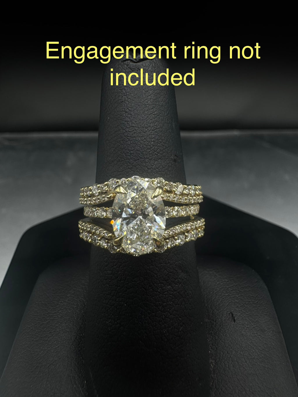 14kt Yellow Gold 0.84ct Natural Diamond Ring Wrap (Wrap Only)
