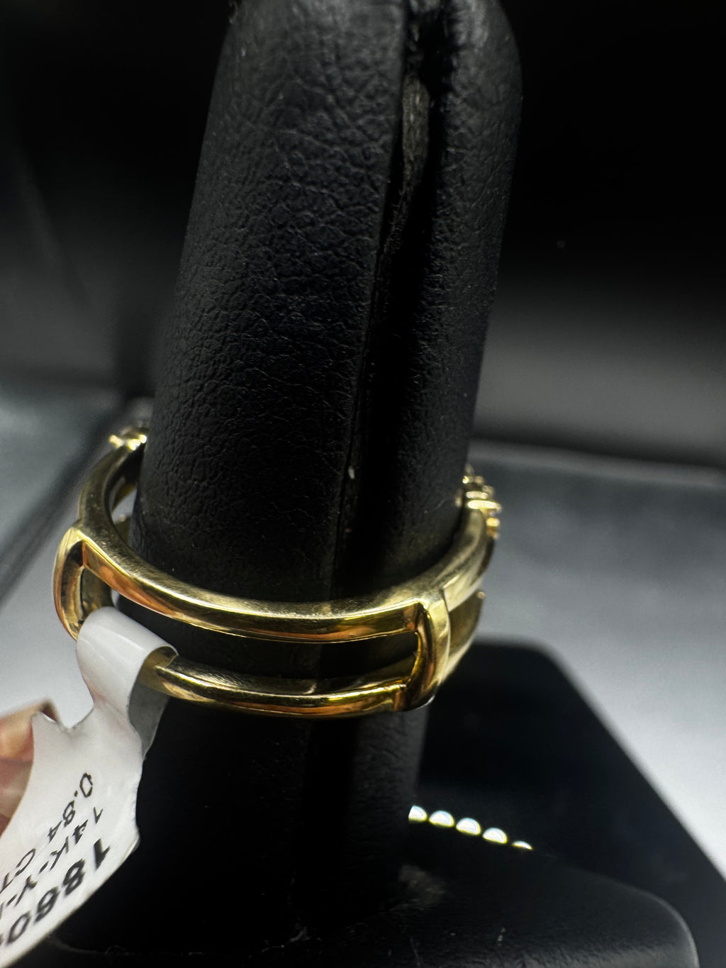 14kt Yellow Gold 0.84ct Natural Diamond Ring Wrap (Wrap Only)