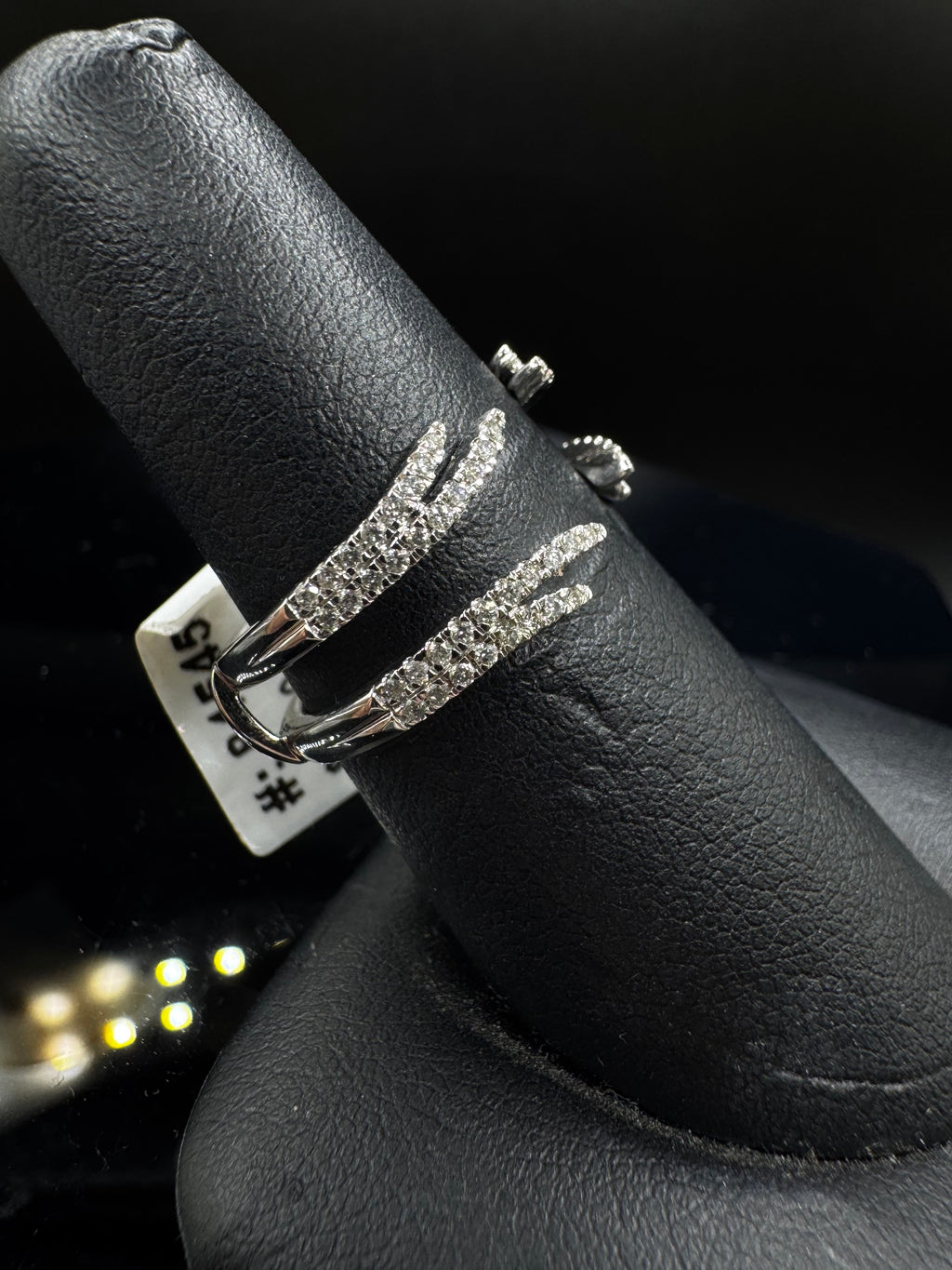 14kt White Gold 0.31 ct Natural Diamond Ring Wrap
