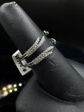 14kt White Gold 0.31 ct Natural Diamond Ring Wrap