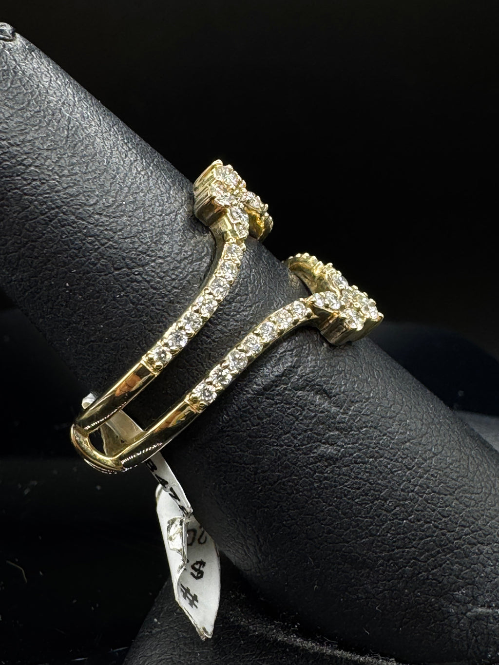 14kt Yellow Gold 0.46 ct Natural Diamond Ring Wrap