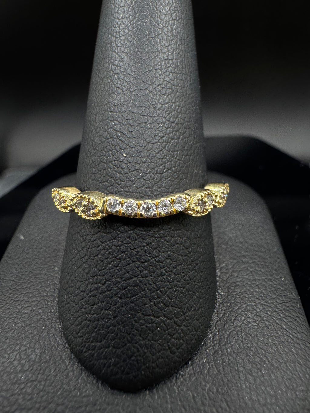 14kt Yellow Gold Diamond Halo Bridal Set - .40 ct Round Center, .76 cttw