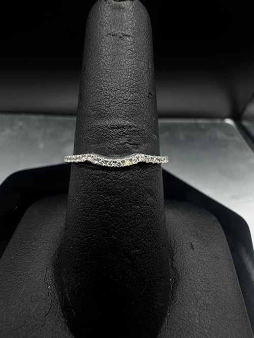 10kt White Gold Diamond Halo Engagement Ring & Wedding Band Set - .65 cttw, Twisted Band