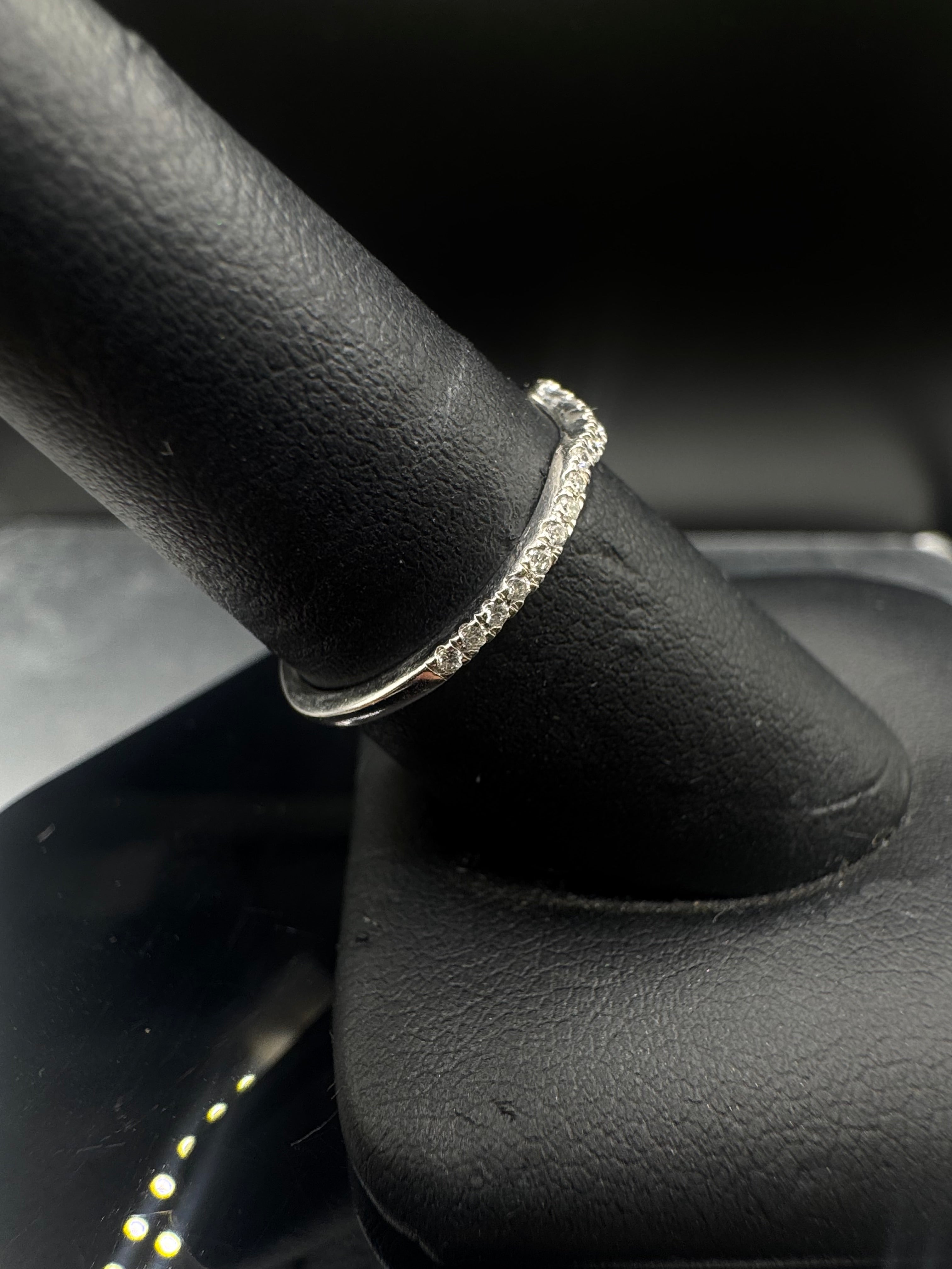 10kt White Gold Diamond Halo Engagement Ring & Wedding Band Set - .65 cttw, Twisted Band