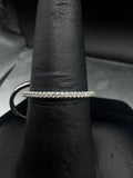 14kt White Gold Oval Diamond Halo Engagement Ring & Diamond Accented Band Set - .25 ct Center, .50 cttw