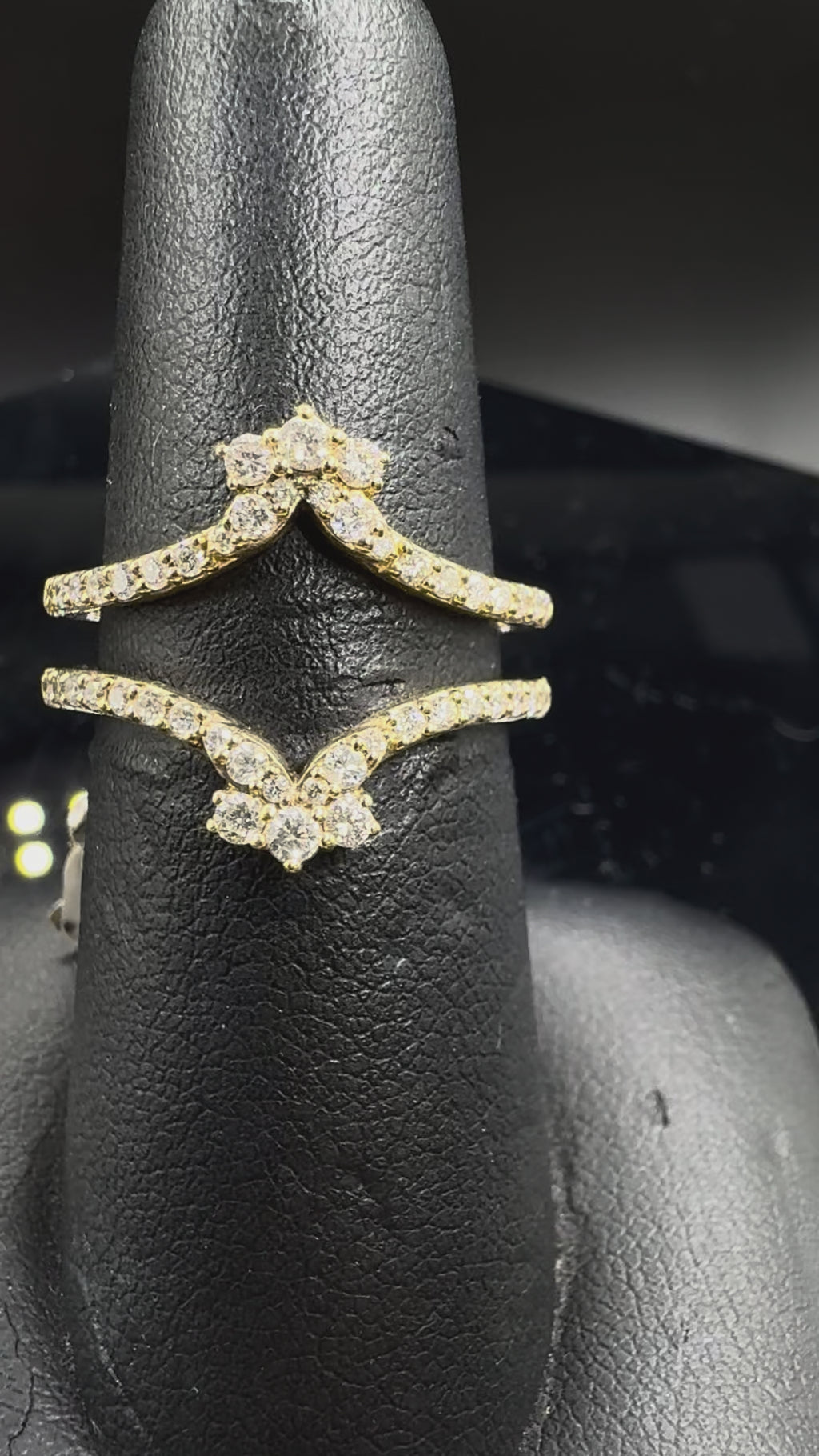 14kt Yellow Gold 0.46 ct Natural Diamond Ring Wrap